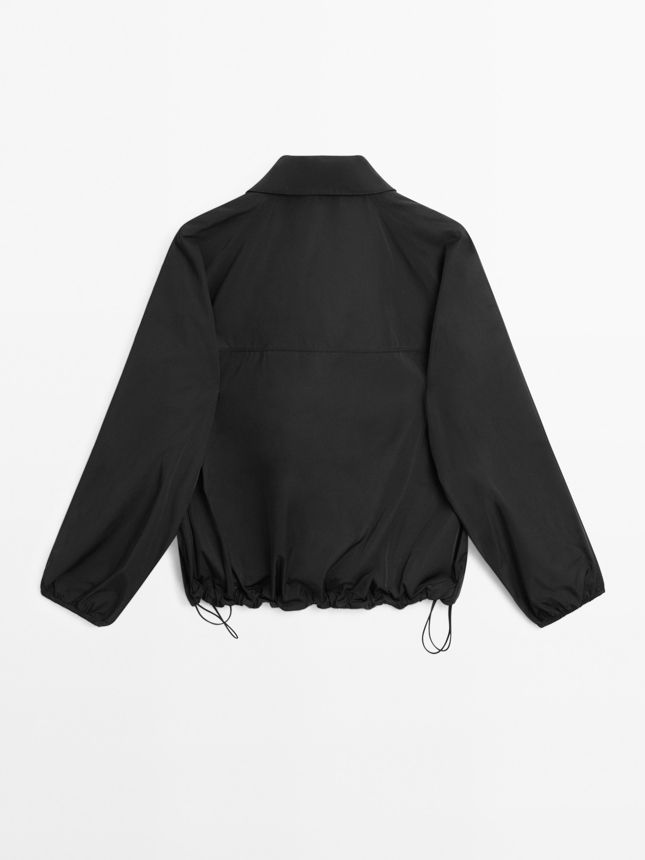 Sweat à fermeture Éclair en tissu technique